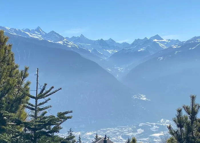 Chalet Beautiful With Exceptional View Crans-Montana